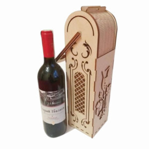 Hộp gỗ đựng rượu MDF MS05