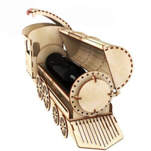 Hộp gỗ MDF đựng rượu hình con tàu