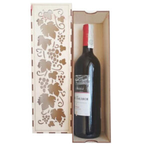 Hộp gỗ MDF đựng rượu khay trượt