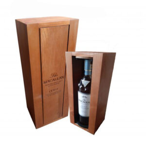 Hộp rượu gỗ nắp xoay