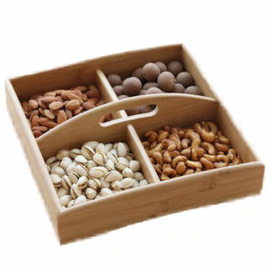 Khay Gỗ Đựng Hạt bằng gỗ MS02