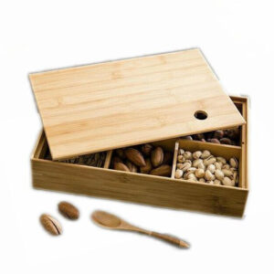Khay Gỗ Đựng Hạt bằng gỗ MS04