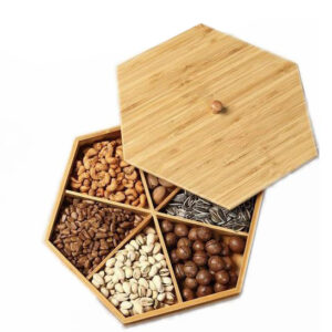 Khay Gỗ Đựng Hạt bằng gỗ MS05