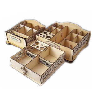 Khay đựng đồ trang điểm bằng gỗ MS03